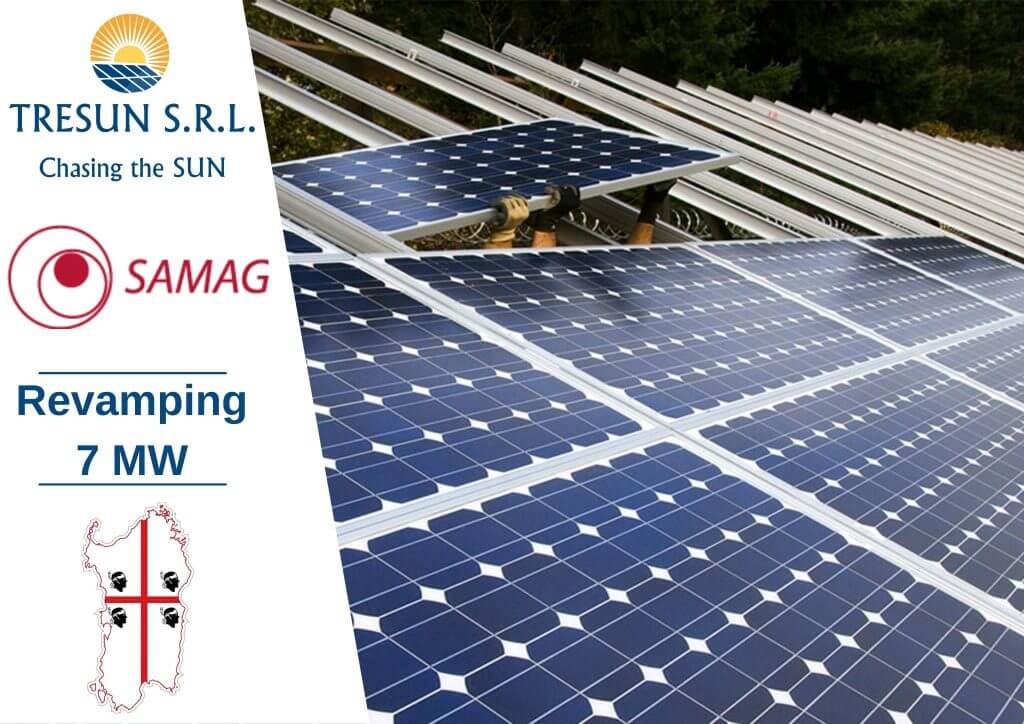 impianti fotovoltaici Samag revamping Sardegna per 7MW